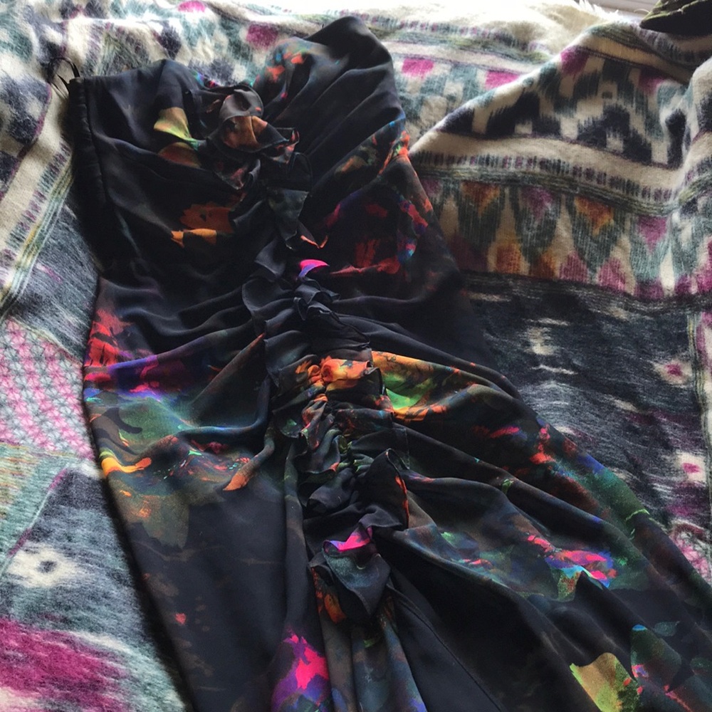 🌹💐Beautiful Watercolor Evening Dress🌷🌺, Sz. 8